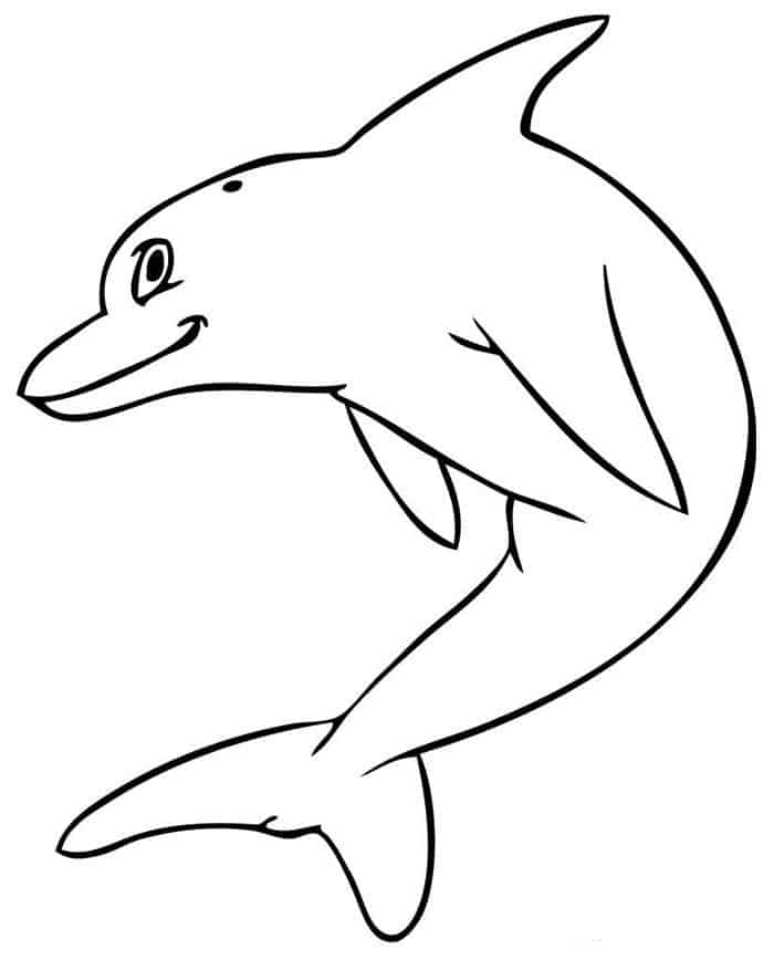 Free Printable Dolphin Coloring Pages
