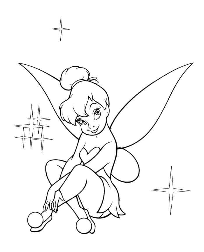 Free Printable Tinkerbell Coloring Pages