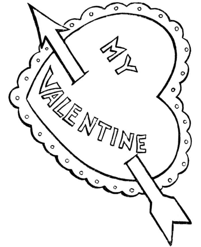 Free Printable Valentines Day Coloring Pages For Adults