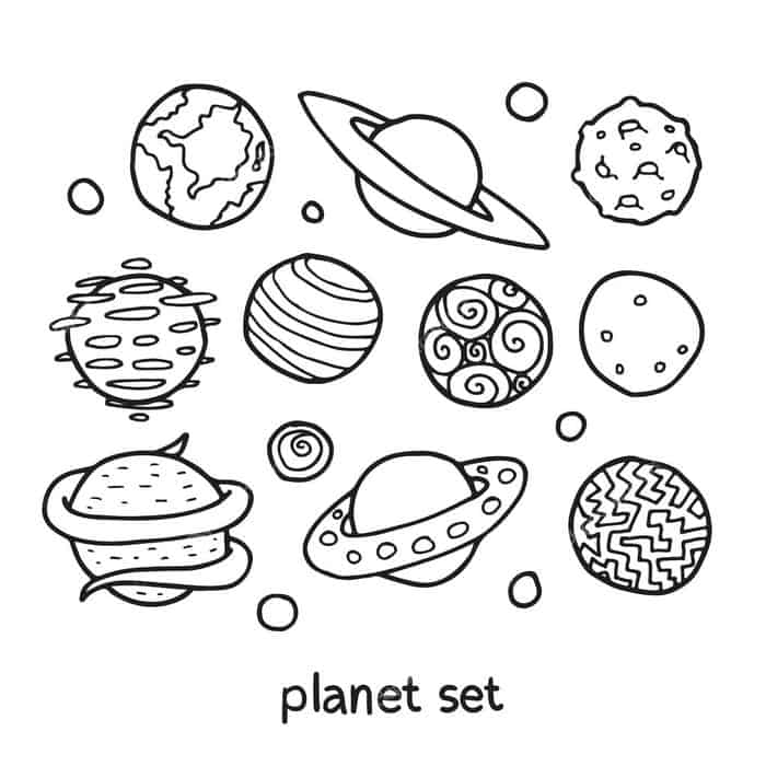 Free Solar System Coloring Pages