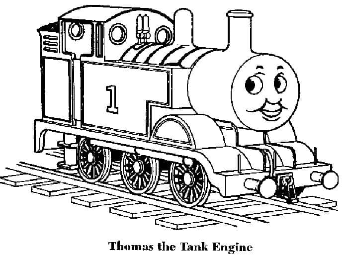 Free Thomas The Train Coloring Pages