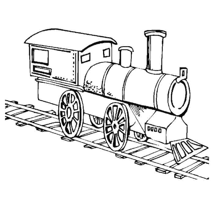Free Train Coloring Pages Printable