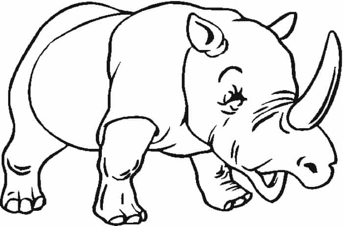Free Zoo Animal Coloring Pages