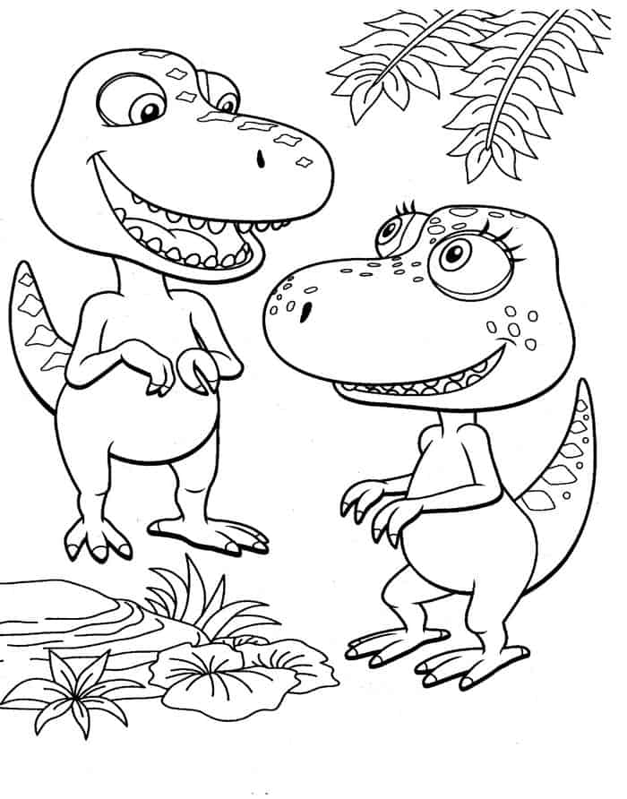 How Do Dinosaurs Go To School Coloring Pages