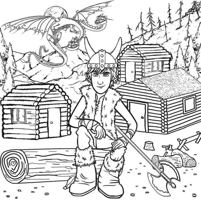 How To Train Your Dragon 3 Coloring Pages