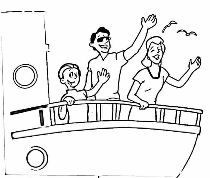 Jesus In A Boat Coloring Pages