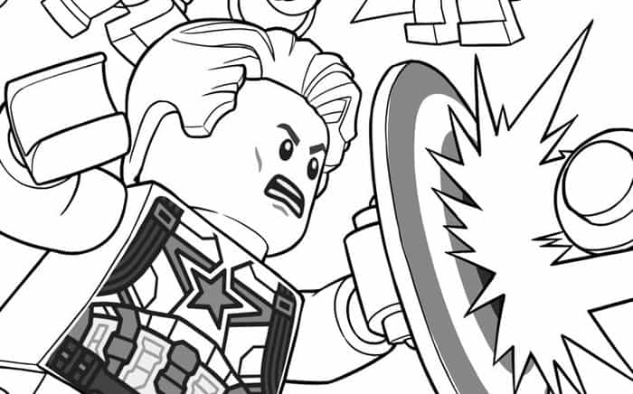 Lego Avengers Coloring Pages