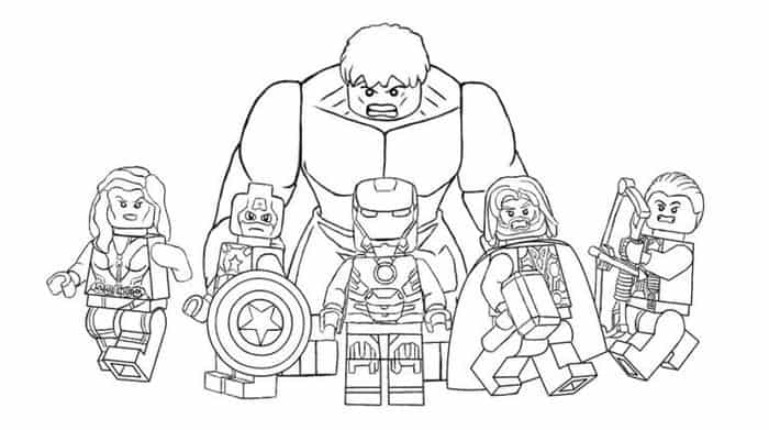 Lego Avengers Infinity War Coloring Pages