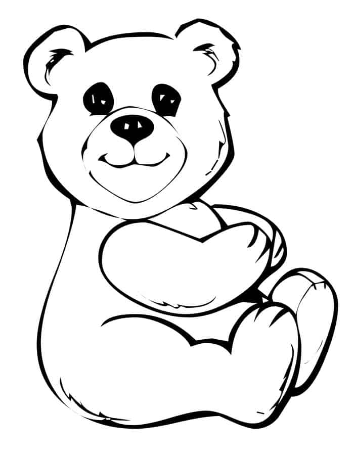 Little Bear Coloring Pages