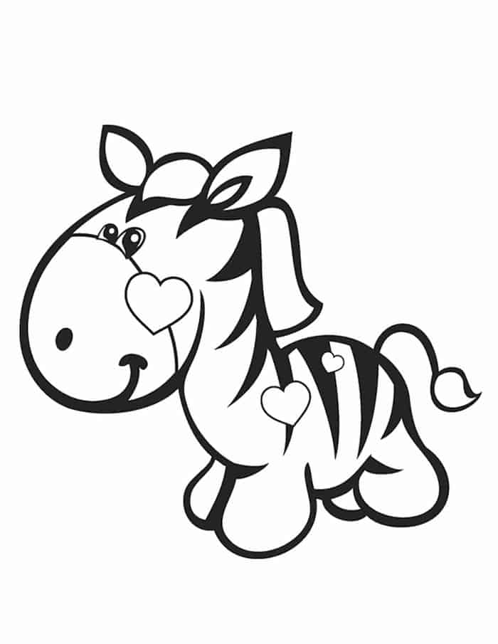 Lps Coloring Pages Zinner Garden Zebra