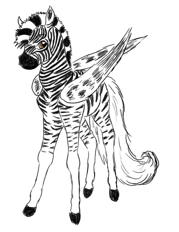 Lps Zebra Coloring Pages