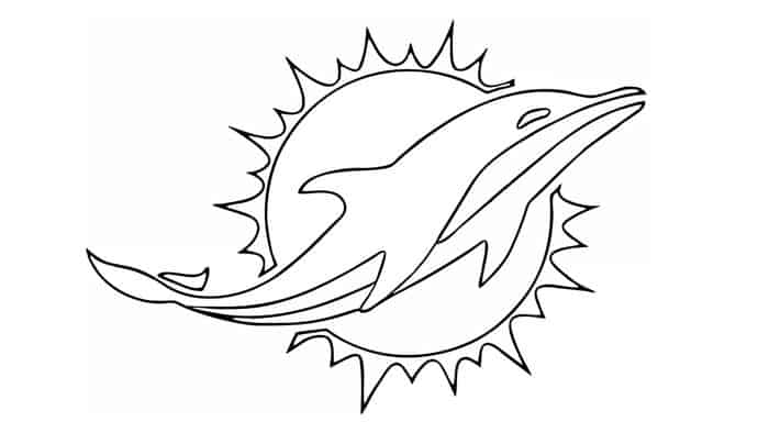 Miami Dolphin Coloring Pages