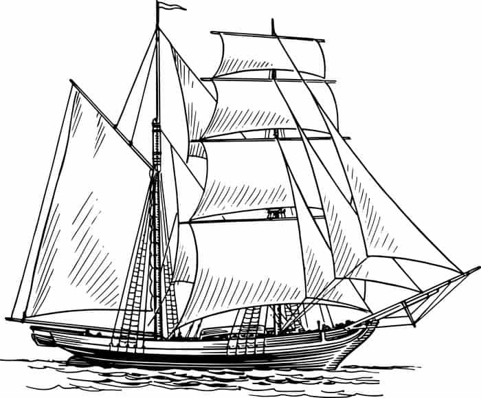 Pocahontas On A Boat Coloring Pages