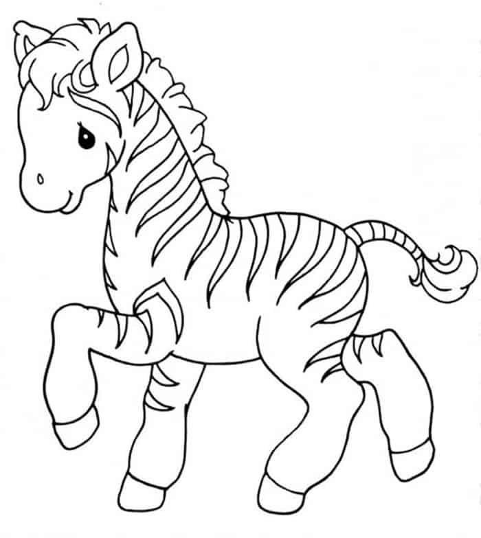 Pokemon Coloring Pages Zebra Strike