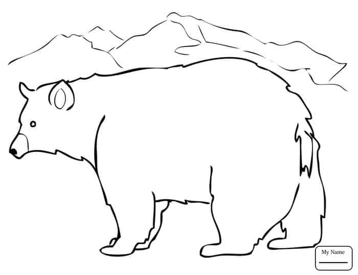 Polar Bear Coloring Pages For Preschoolers
