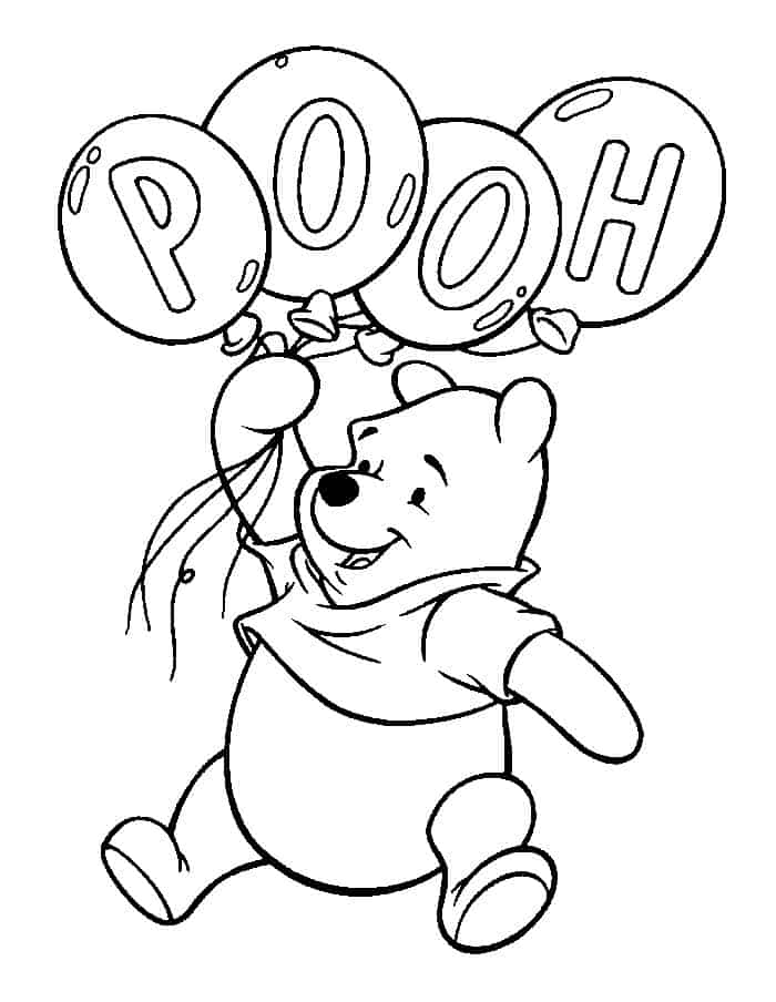 Pooh Bear Coloring Pages