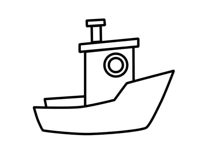 Printable Boat Coloring Pages Prek