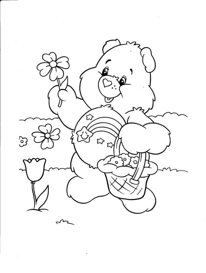 Printable Care Bear Coloring Pages