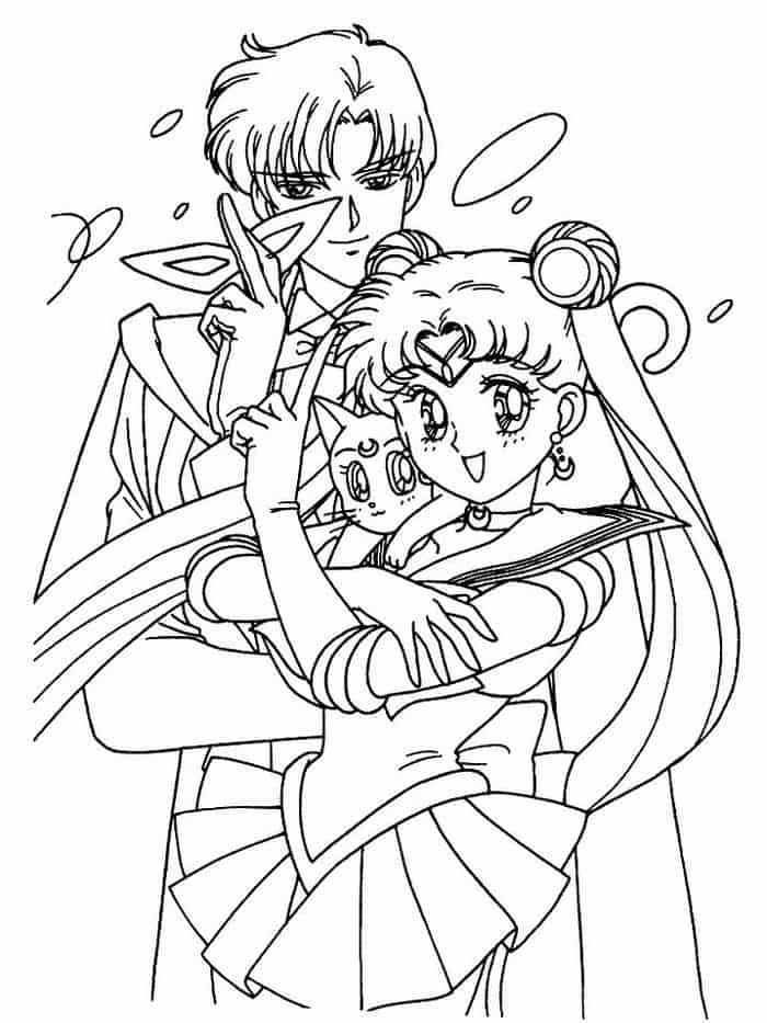 Printable Sailor Moon Coloring Pages