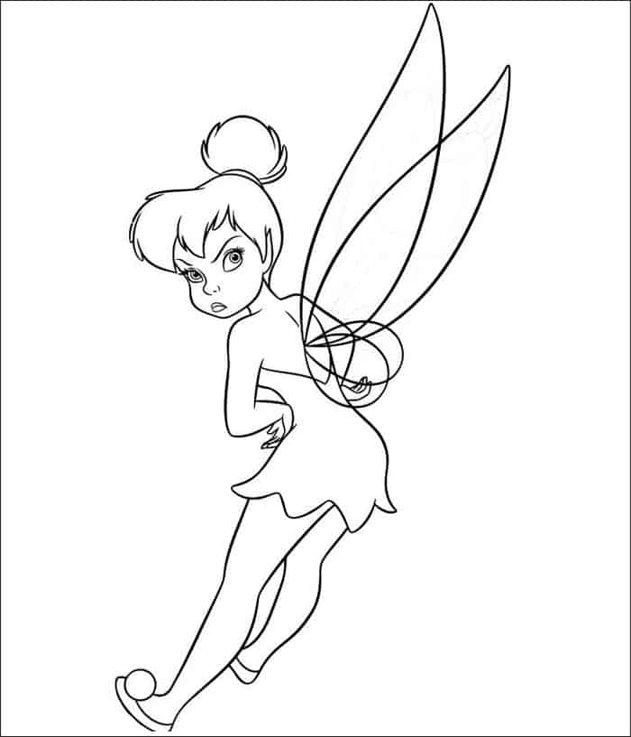 Printable Tinkerbell Coloring Pages