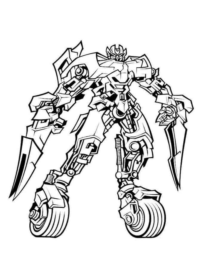 Printable Transformers Coloring Pages