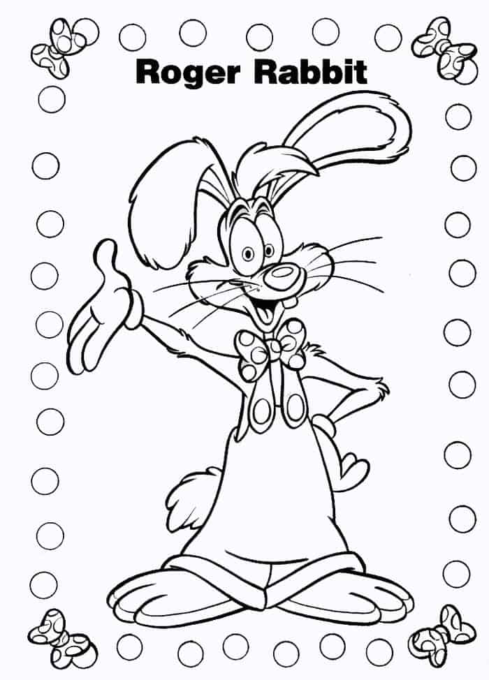 Roger Rabbit Coloring Pages