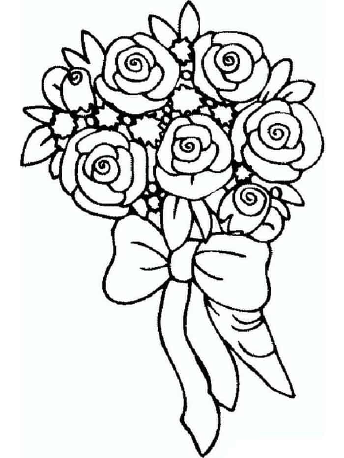 Rose Coloring Pages