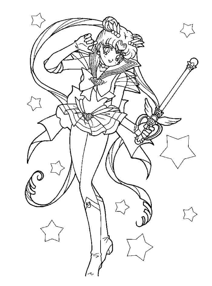 Sailor Moon Coloring Pages Online
