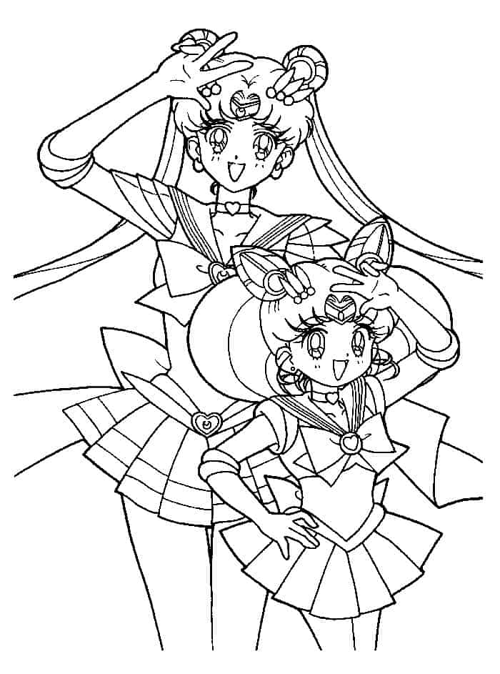 Sailor Moon Coloring Pages Printable