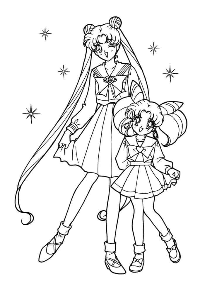 Sailor Moon Princess Coloring Pages