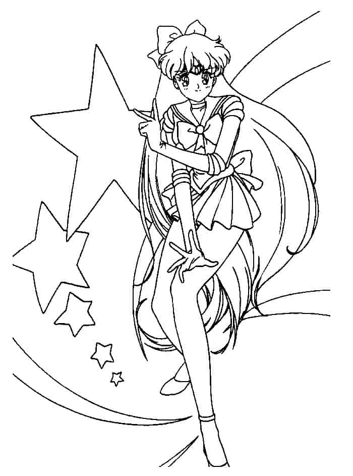 Sailor Moon Printable Coloring Pages