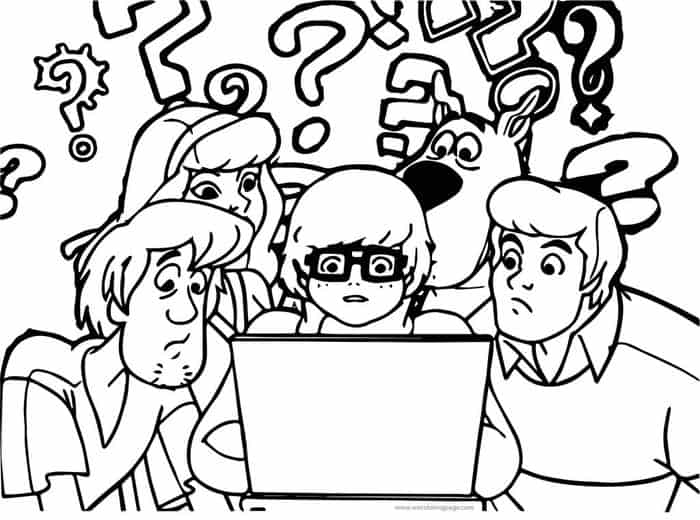 Scooby Doo Adult Free Coloring Pages