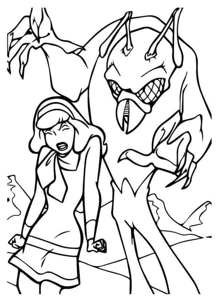 Scooby Doo Alien Coloring Pages
