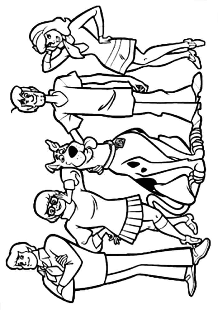 Scooby Doo Coloring Pages 1