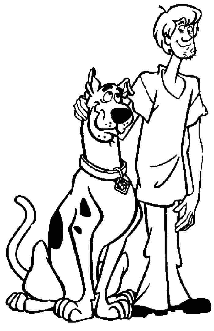 Scooby Doo Coloring Pages To Print