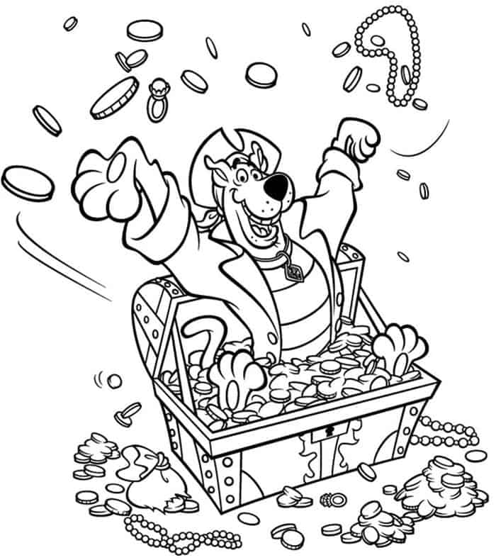 Scooby Doo Halloween Coloring Pages