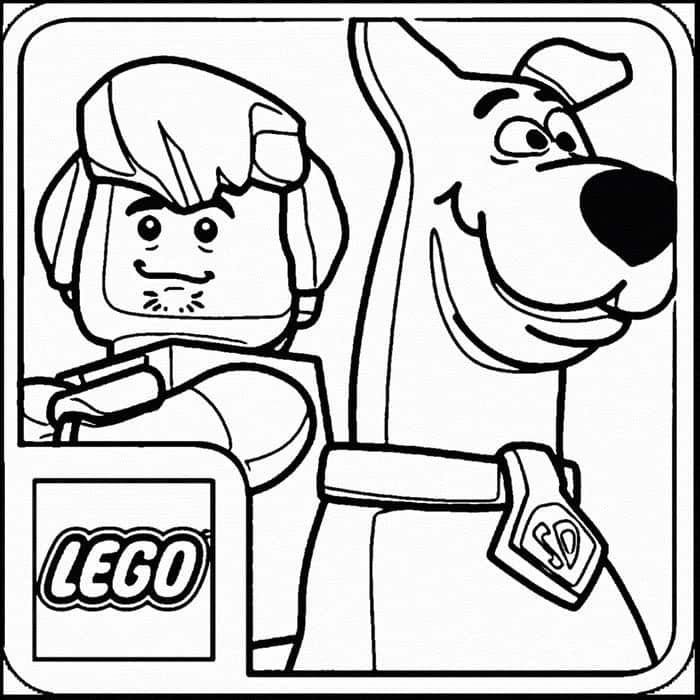 Scooby Doo Lego Coloring Pages