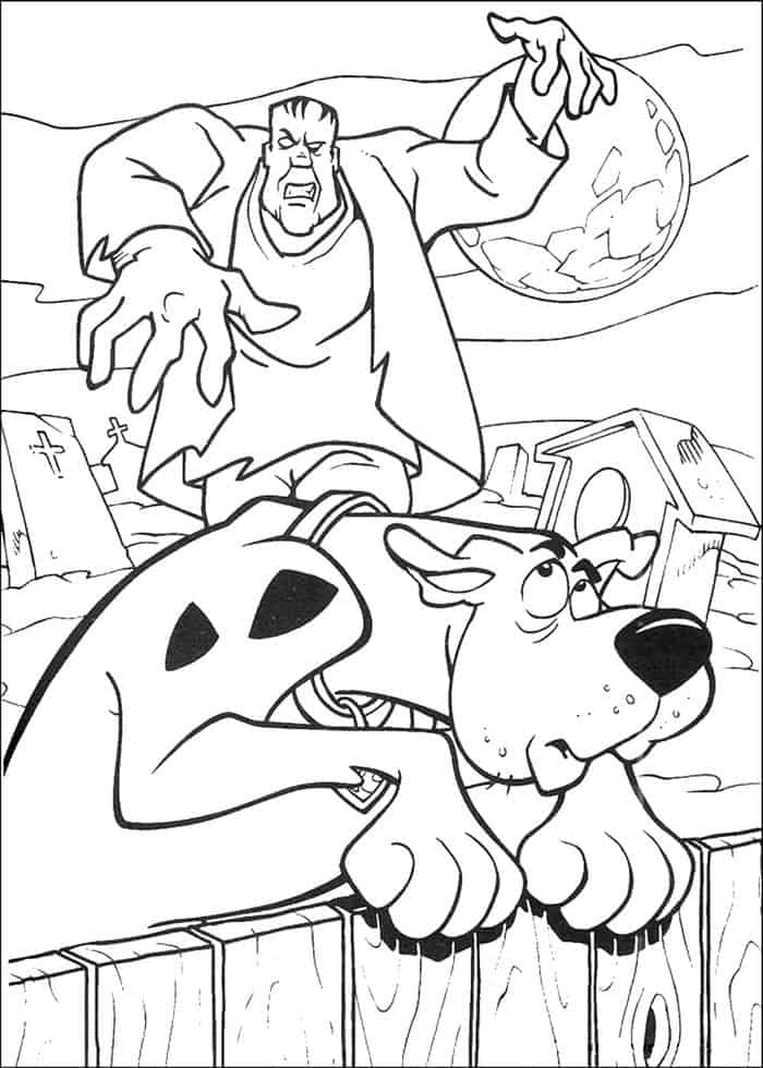 Scooby Doo Printable Coloring Pages