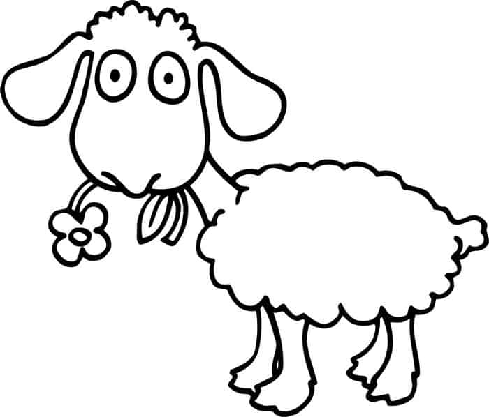 Sheep Coloring Pages