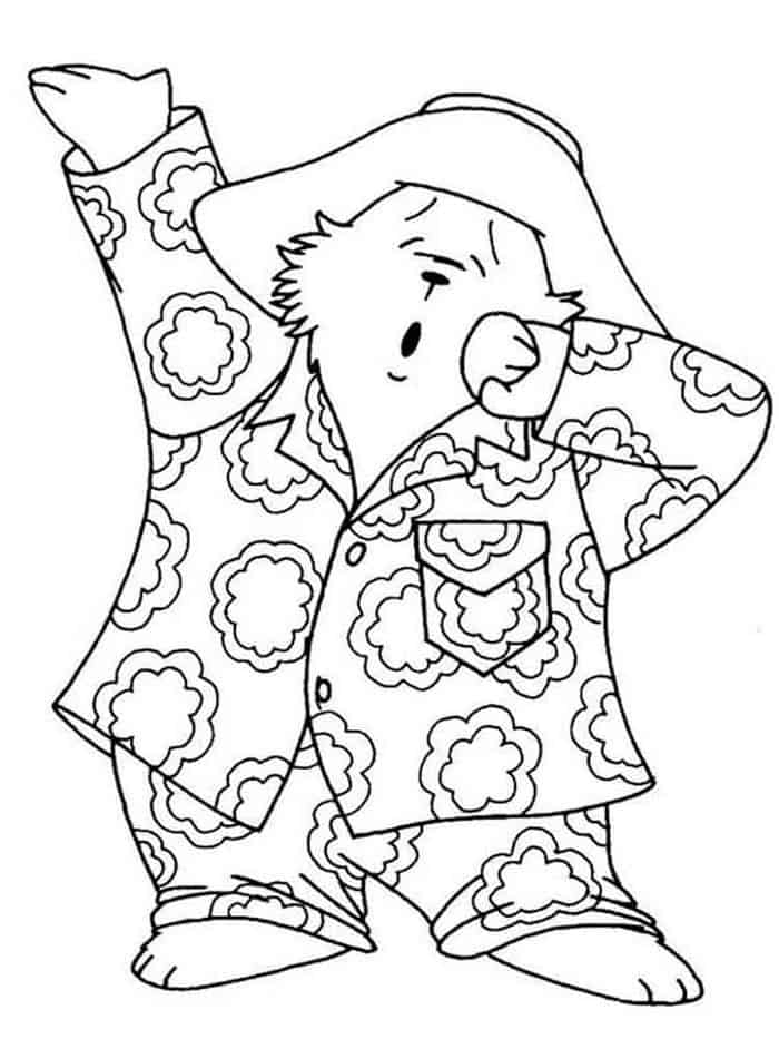 Sleeping Bear Coloring Pages