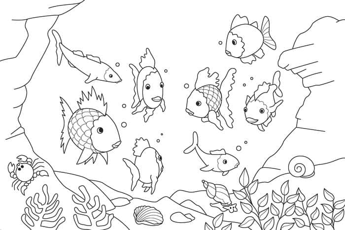 Small Fish Coloring Pages