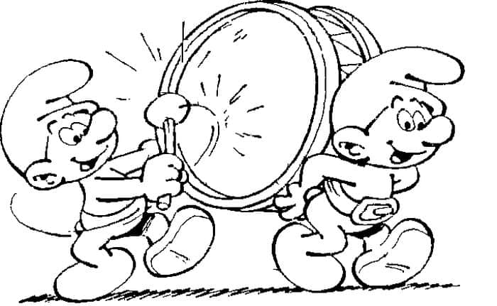 Smurfs Characters Coloring Pages Png