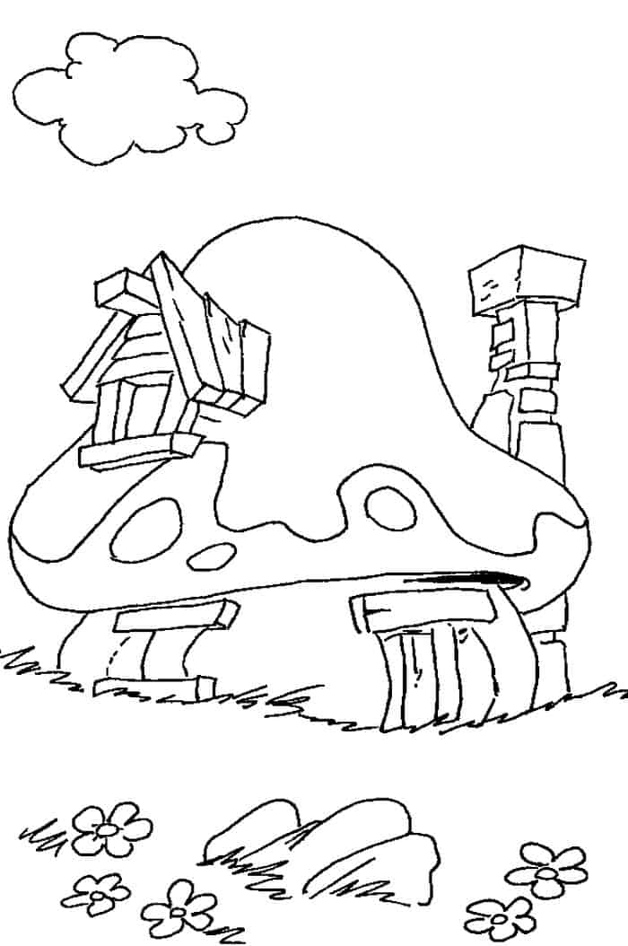 Smurfs Family Coloring Pages