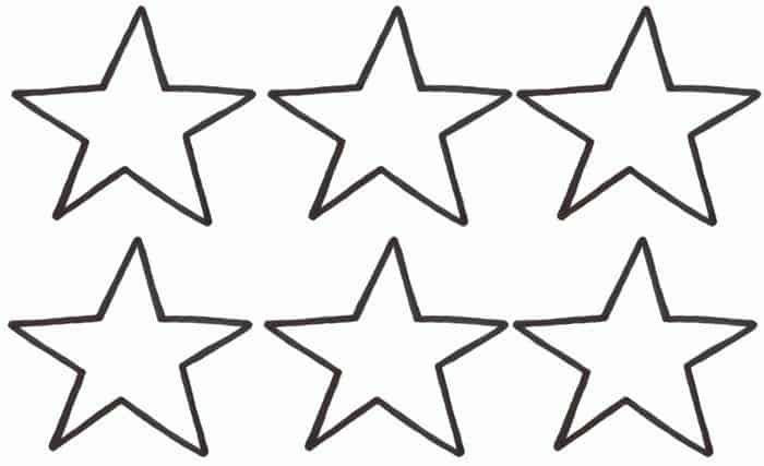 Stars Coloring Pages To Print
