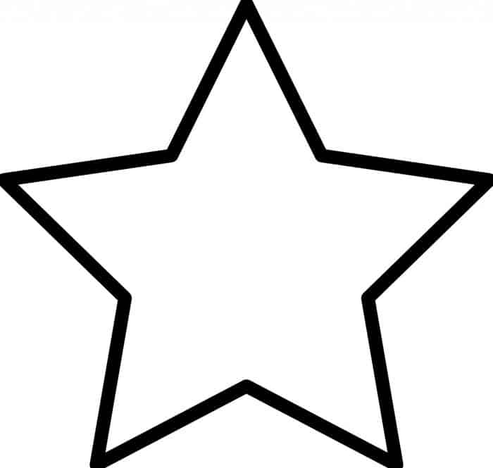 Stars Of Various Sizes Printable Coloring Pages
