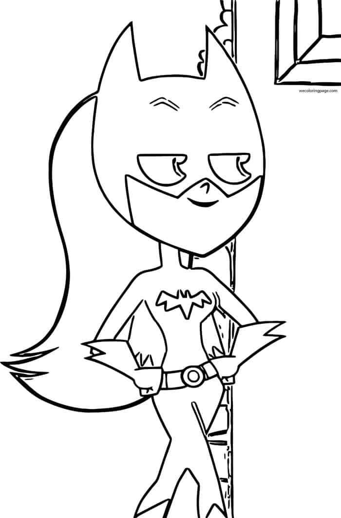 Teen Titans Coloring Pages Batgirl