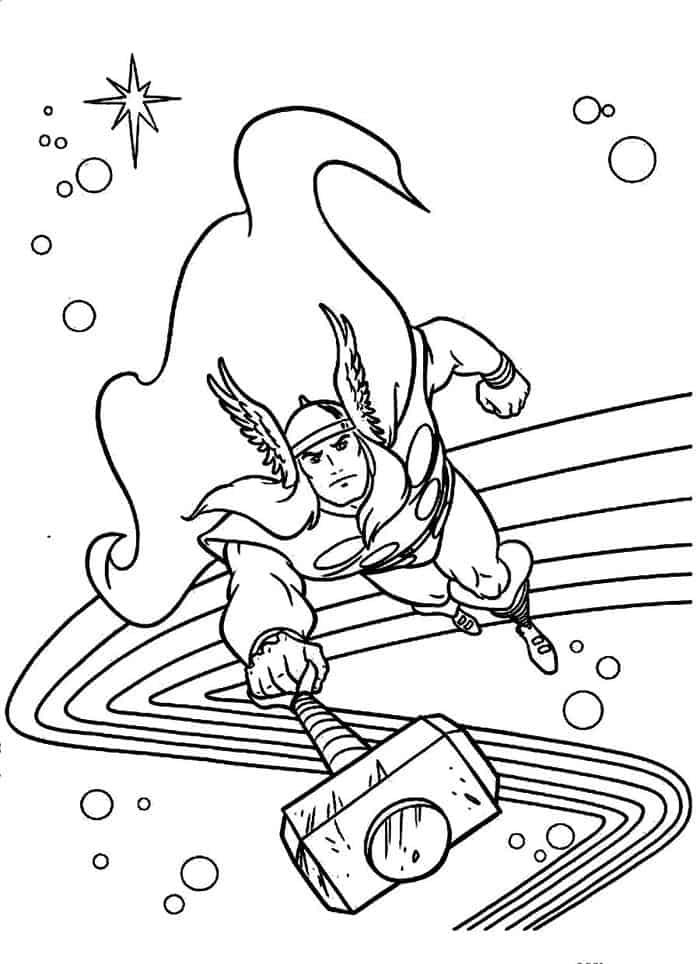 The Avengers Coloring Pages