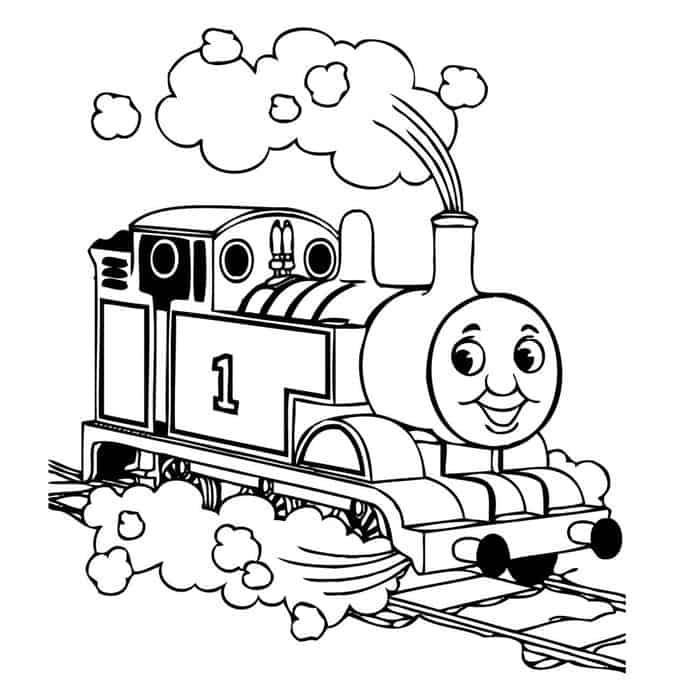Thomas The Train Coloring Pages