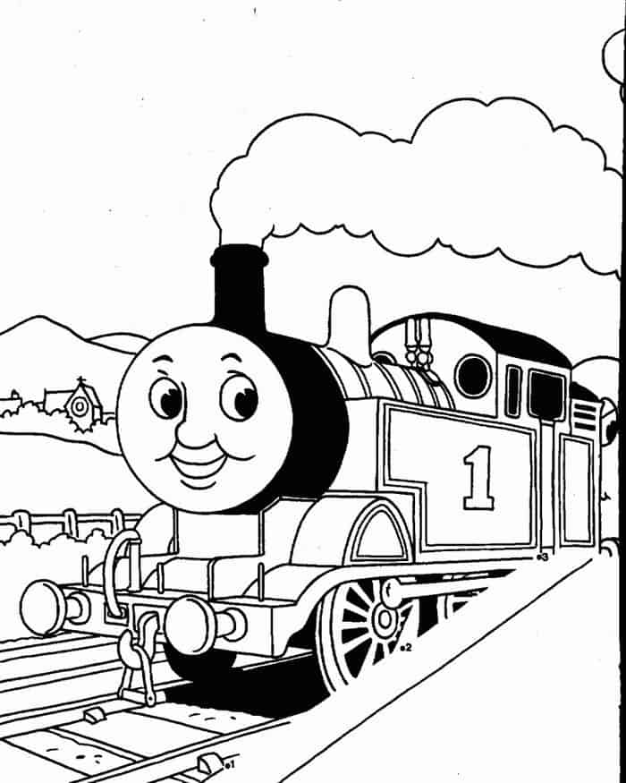 Thomas Train Coloring Pages