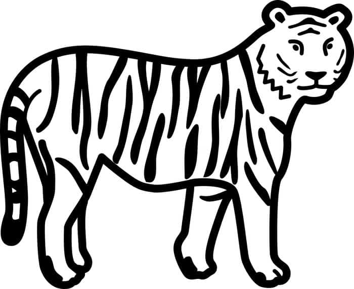 Tiger Coloring Pages Printable